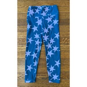 Hanna Andersson Girls' Star Print Athletic Tights Size 4
